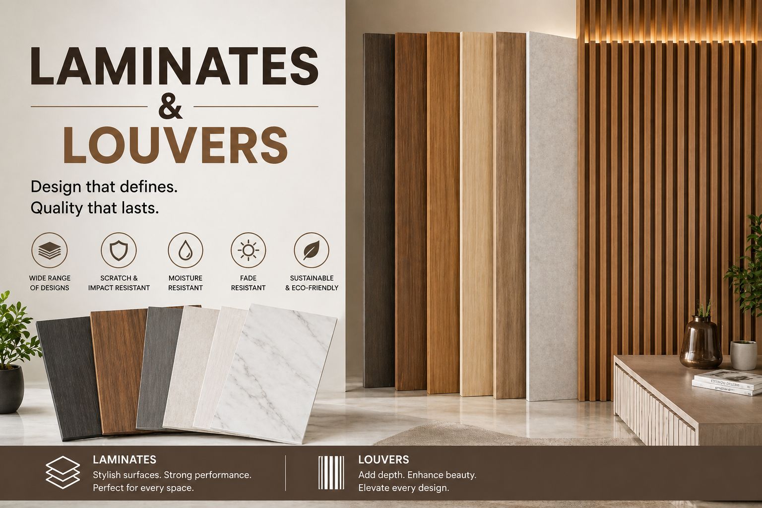 Laminates and Louvers